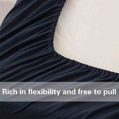 200TC Три строки вышивки Luxury Hotel Sheet Set с 100% полиэстером микроволокна