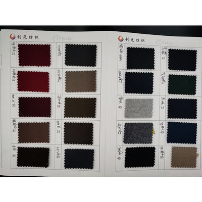 Настройка на заказ Loop Yarn Dyeed Woven Fabric Wool Cotton Polyester Blended Fabric для костюма