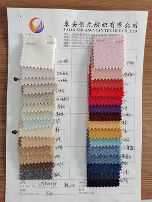 Настройка на заказ Loop Yarn Dyeed Woven Fabric Wool Cotton Polyester Blended Fabric для костюма