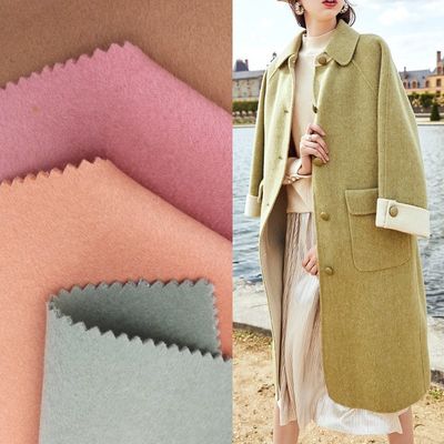 Профессиональная модная шерстяная ткань Worsted Plain Suit Ткани 150 см