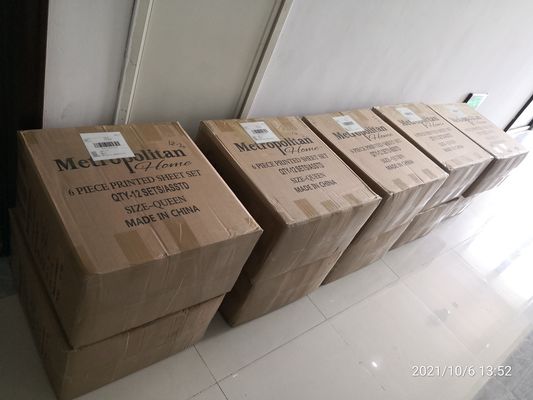 Массаж НЕТ MOQ Печать микроволокна ткань 80 гм 100% полиэстер постельное белье набор 6 штук Хорошо