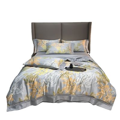 100%TENCEL 300TC 60S Плотность ткани Тенцель Цветы Покрытие одеяла