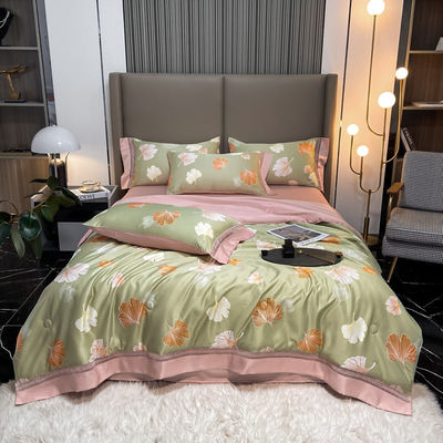 100%TENCEL 300TC 60S Плотность ткани Тенцель Цветы Покрытие одеяла